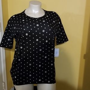 Lularoe Black with polka dots